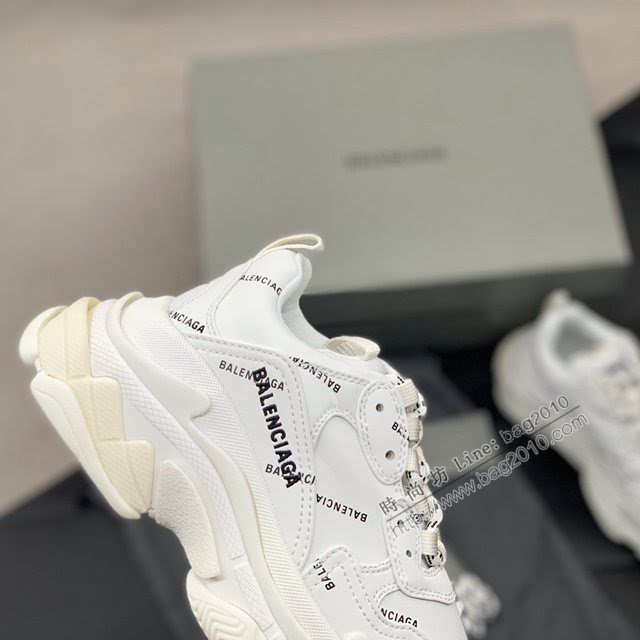 Balenciaga經典款男鞋 巴黎世家頂級版本復古跑鞋 Balenciaga情侶款老爹鞋  hdbl1001